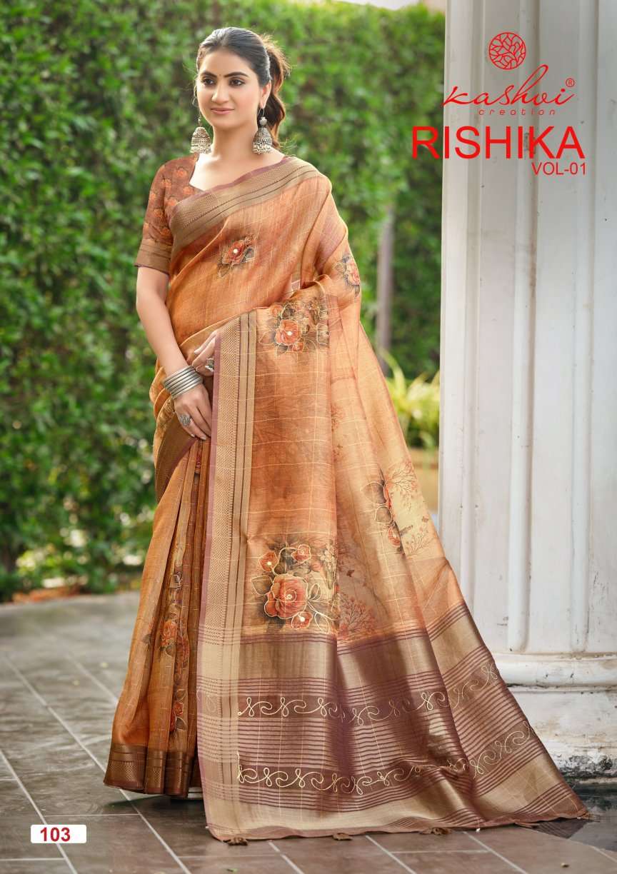 Kashvi Rishika Vol 1 wholesale saree dealers india