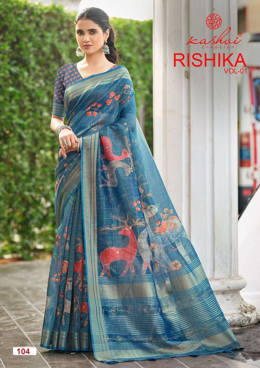 Kashvi Rishika Vol 1 wholesale saree dealers india