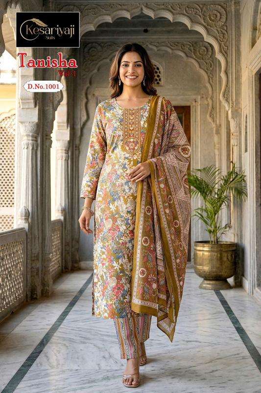 Keshriya tanisha vol 1 wholesale kurti set india