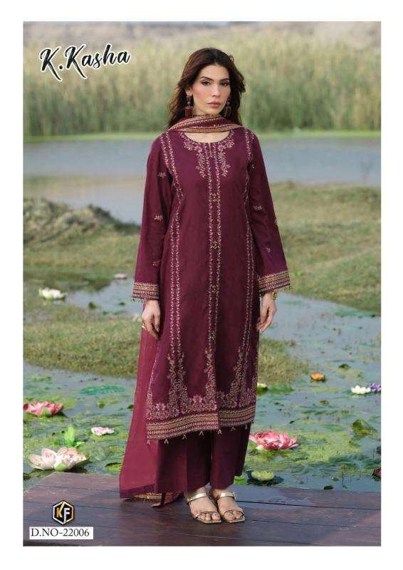 Keval fab k kasha vol-22 wholesale dress material market in pune with price