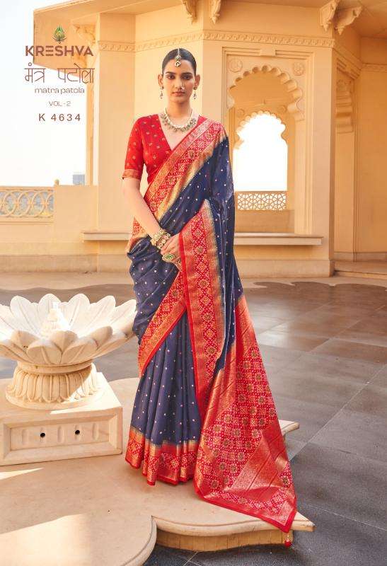 Kreshva mantra patola vol-2 wholesale saree market in kolkata with price