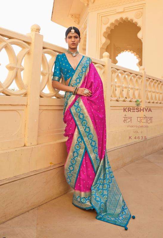 Kreshva mantra patola vol-2 wholesale saree market in kolkata with price