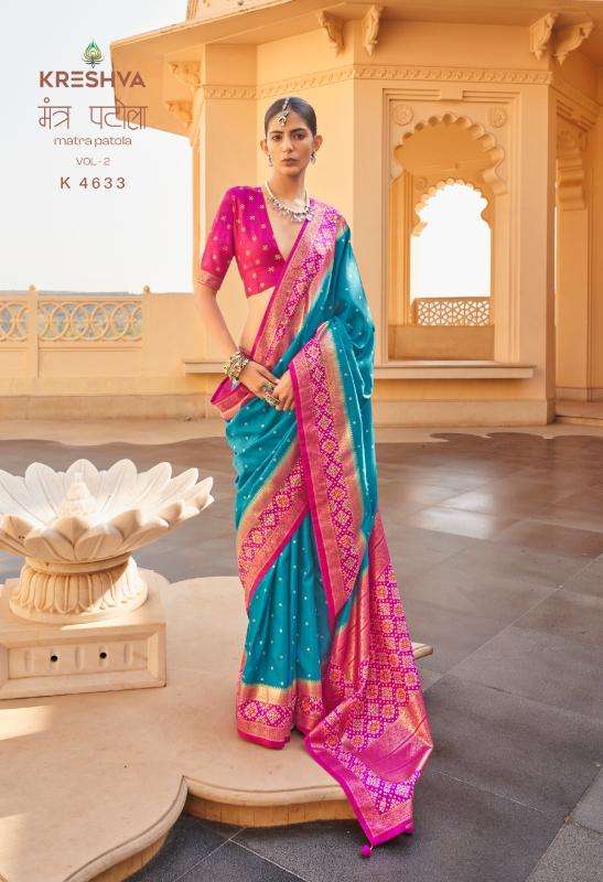 Kreshva mantra patola vol-2 wholesale saree market in kolkata with price