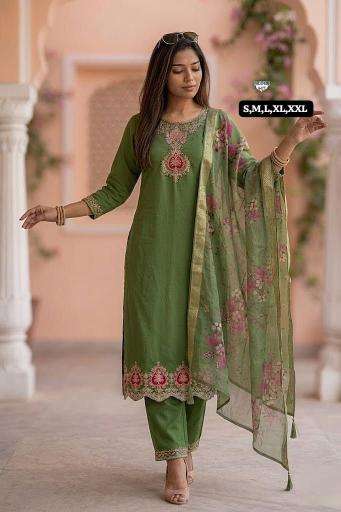 Krunique 3pcs best wholesale kurti market in delhi