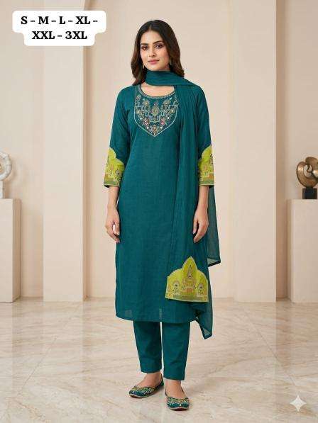 Krunique 3pcs wholesale kurti market in delhi for ladies