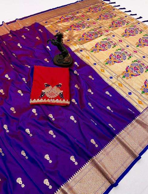 Malhar jumkha paithani silk top rated wholesale saree market in pune