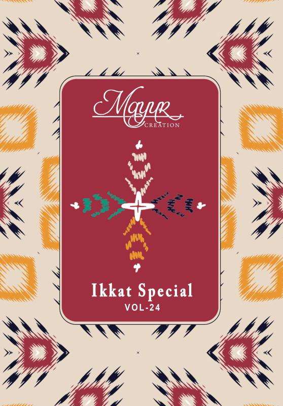 Mayur ikkat special vol-24 best wholesale dress material market in mumbai