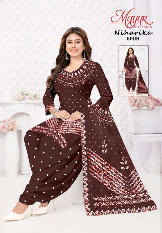 Mayur niharika vol-5 dress material wholesale manufacturer