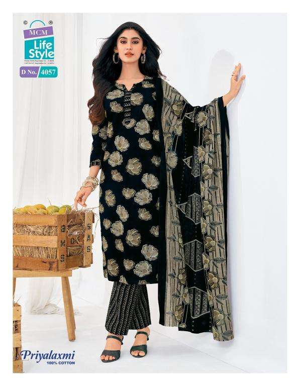 Mcm priyalaxmi vol-40 dress material market in vadodra