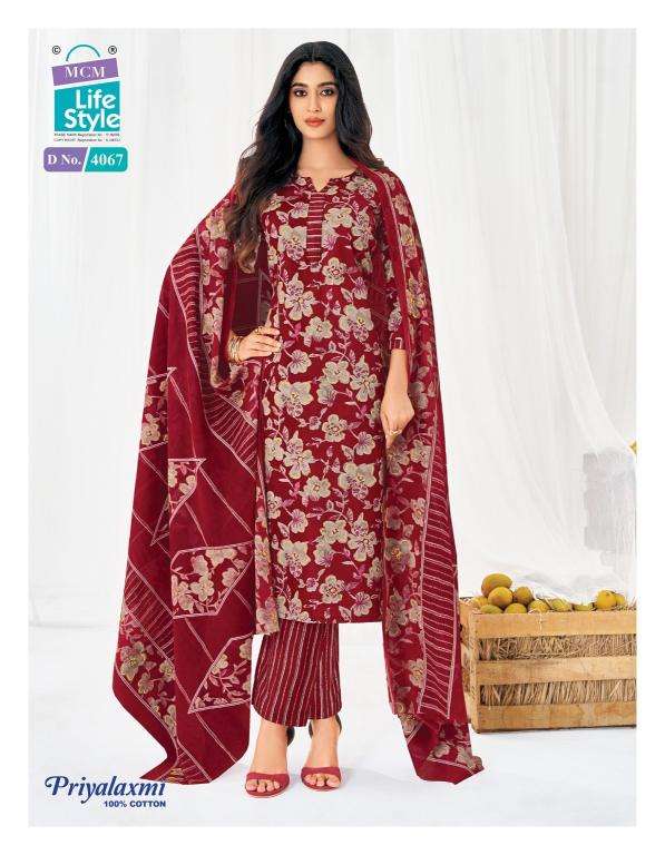 Mcm priyalaxmi vol-40 dress material market in vadodra