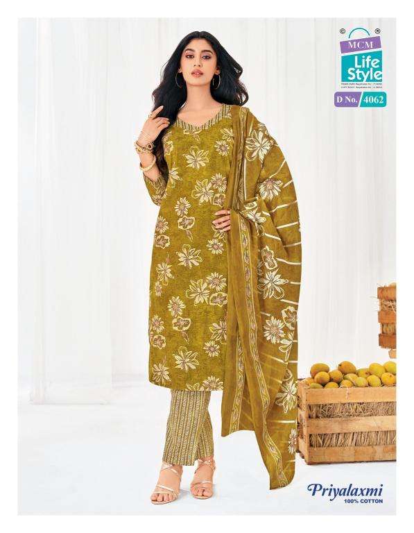 Mcm priyalaxmi vol-40 dress material market in vadodra