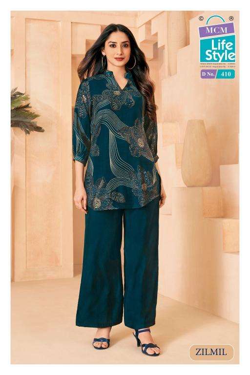 MCM zilmil vol-4 liva fancy coord set wholesale kurti market near me