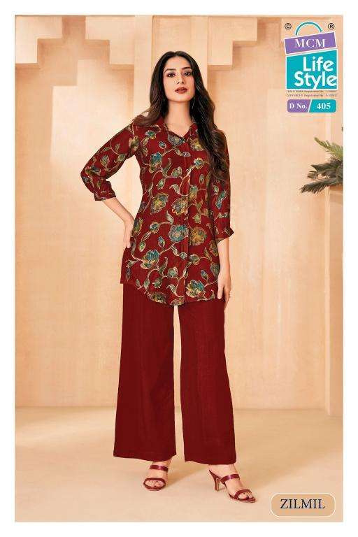 MCM zilmil vol-4 liva fancy coord set wholesale kurti market near me