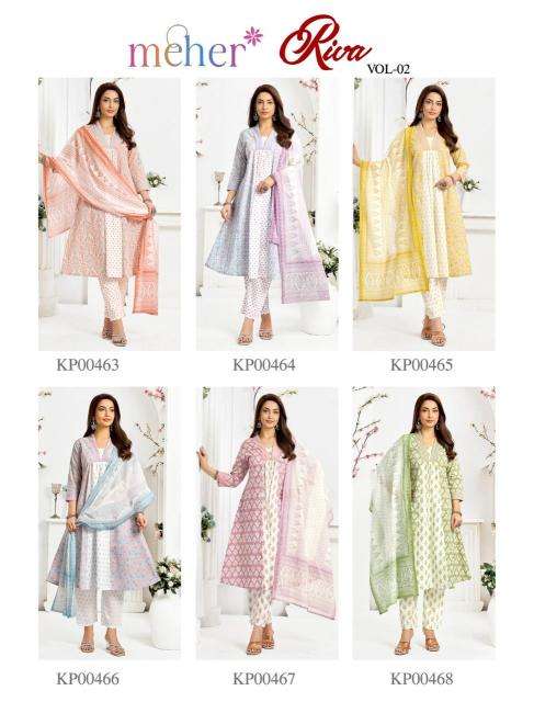 Meher riva vol 2 Kurti wholesale shop in hyderabad