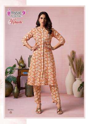 Mystic9 khushi vol 8 coord set wholesale kurtis online india