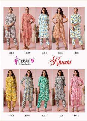 Mystic9 khushi vol 8 coord set wholesale kurtis online india