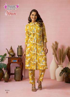 Mystic9 khushi vol 8 coord set wholesale kurtis online india