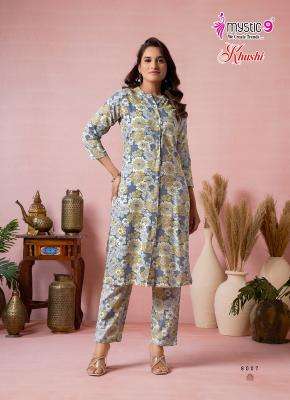 Mystic9 khushi vol 8 coord set wholesale kurtis online india
