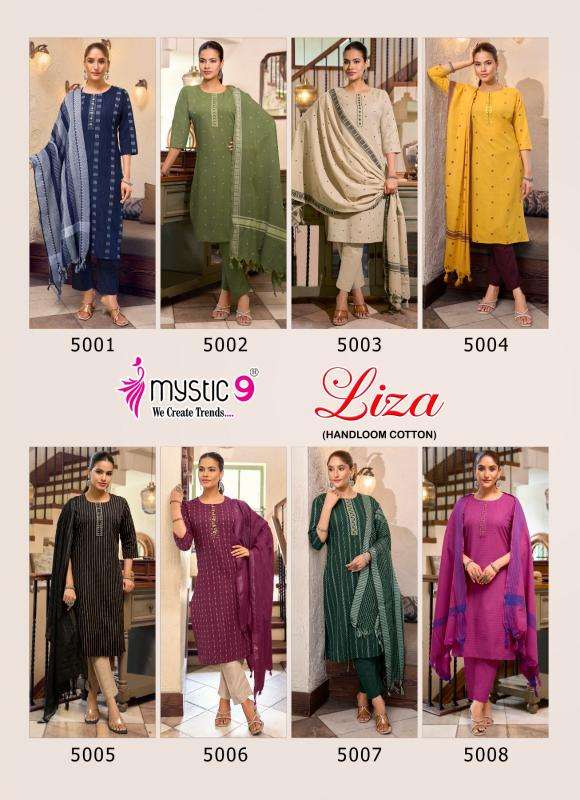 Mystic9 liza vol 5 wholesale kurti market in kolkata with price
