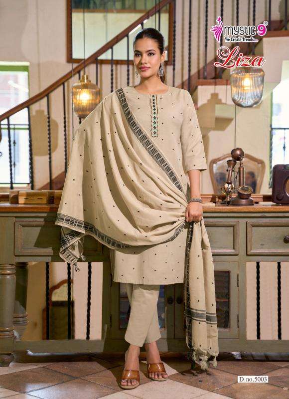 Mystic9 liza vol 5 wholesale kurti market in kolkata with price