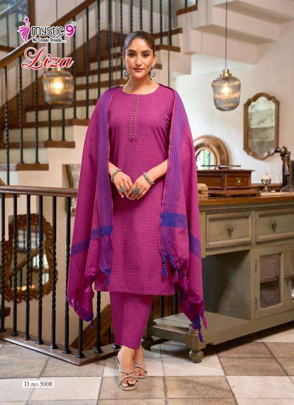 Mystic9 liza vol 5 wholesale kurti market in kolkata with price