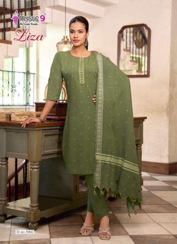 Mystic9 liza vol 5 wholesale kurti market in kolkata with price