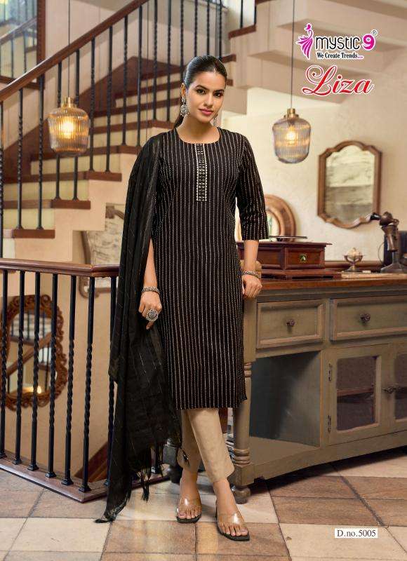 Mystic9 liza vol 5 wholesale kurti market in kolkata with price