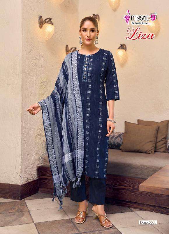 Mystic9 liza vol 5 wholesale kurti market in kolkata with price