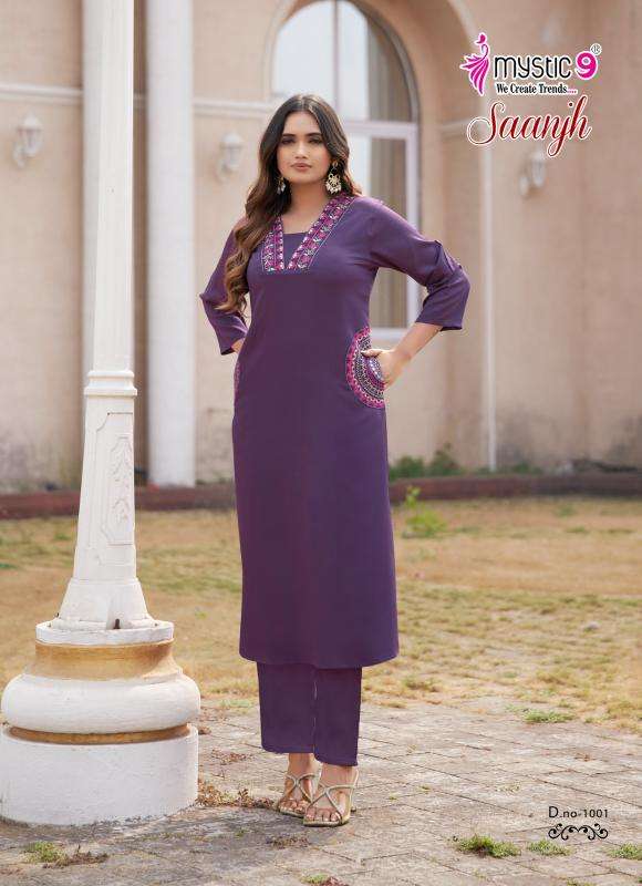 Mystic9 saanjh vol 1 coord set wholesale kurti market in mumbai near me