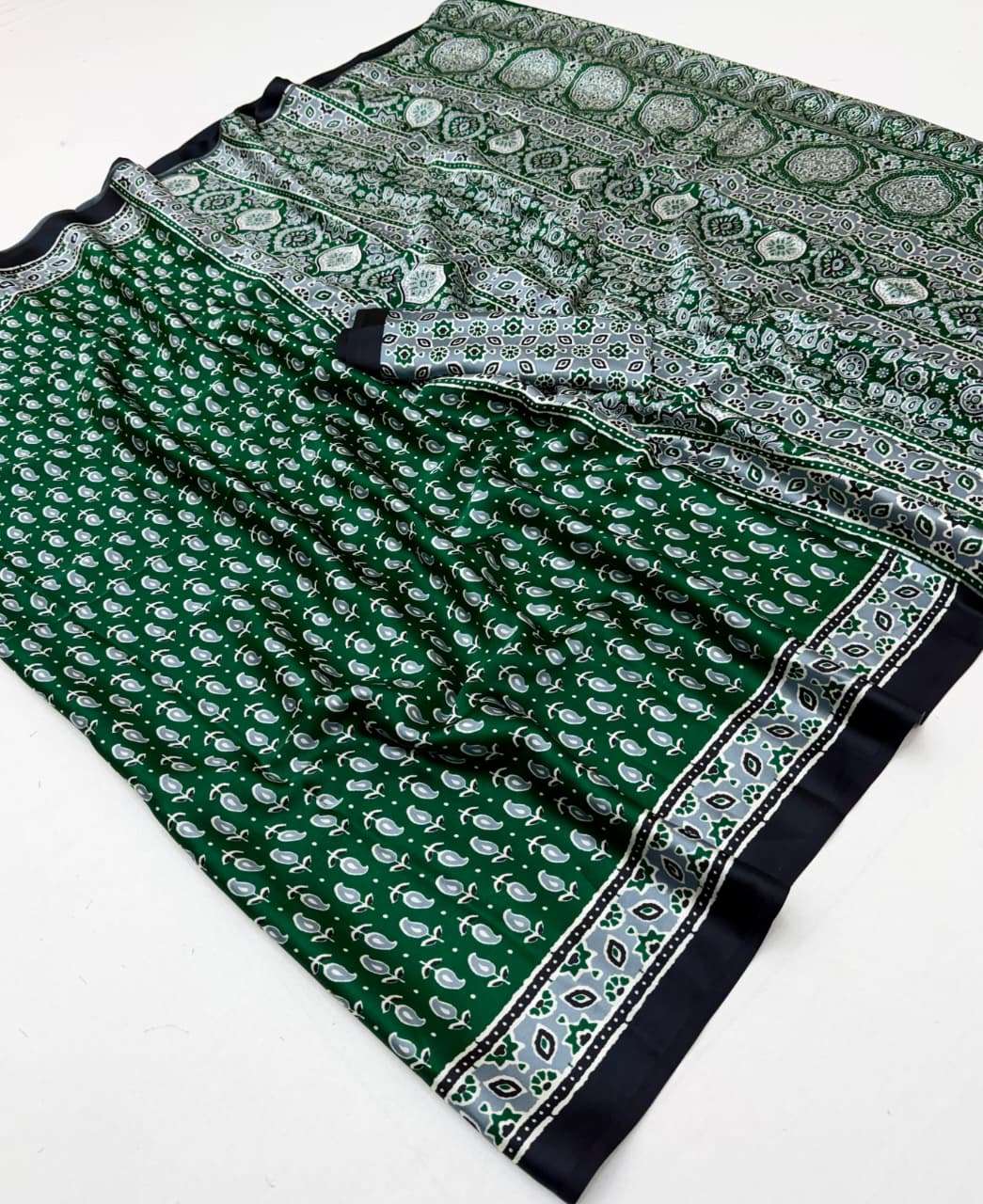 Rajtex Pure Ajrakh 037 wholesale indian saree online shopping