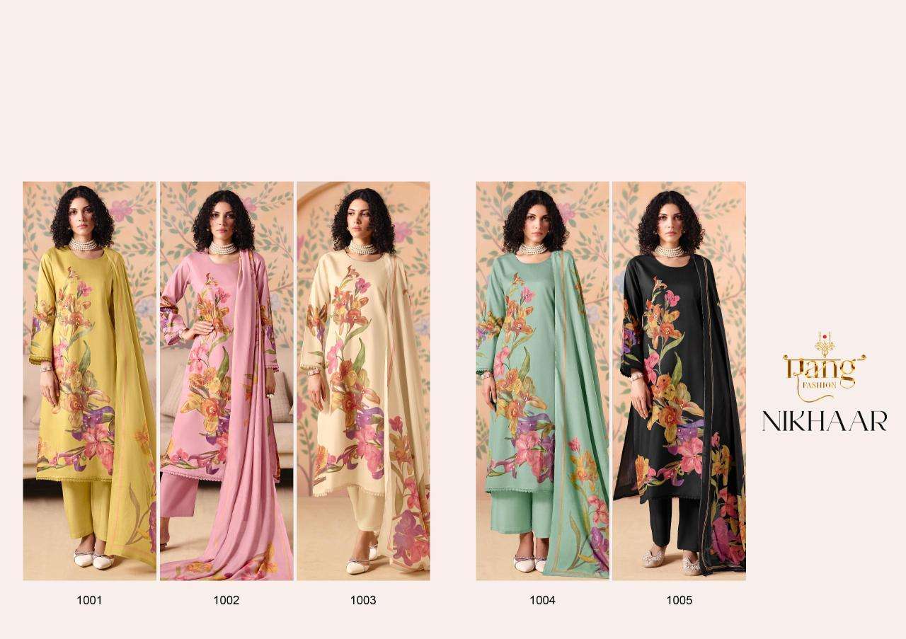 Rang fashion nikhaar dress material market in kolkata