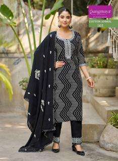 Rangmaya cotton anmol wholesale kurti market in surat with price