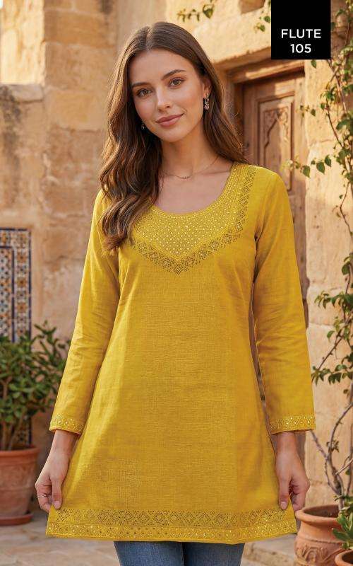 Rangmaya flute wholesale kurti market in surat with price