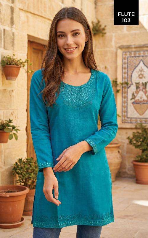 Rangmaya flute wholesale kurti market in surat with price