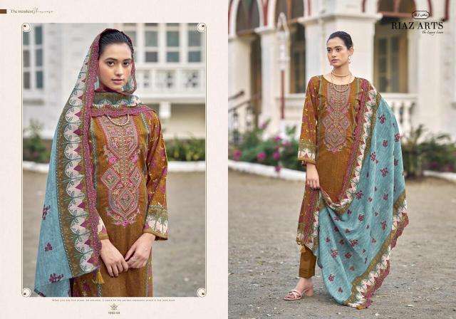 Riaz arts bin saeed nawazish vol 2 wholesale dress material market in mumbai dadar