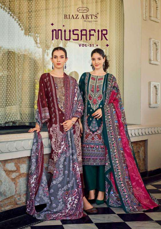 Riaz arts musafir wholesale dress material market in gujarat