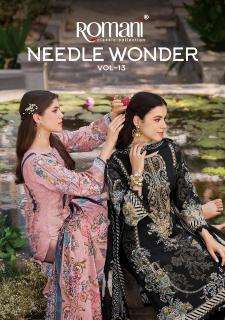 Romani needle wonder vol 13 wholesale market in ahmedabad for dress materials