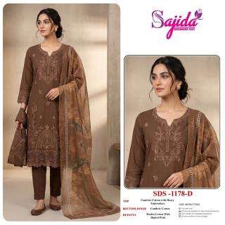 Sajida 1178-A-B-C-D gingers dress material wholesale market in pune