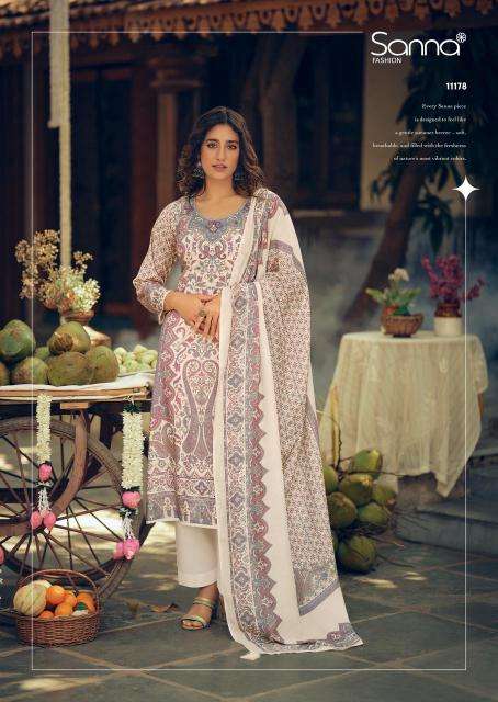 Sanna fashion tropical stories dress material wholesalers in bangalore
