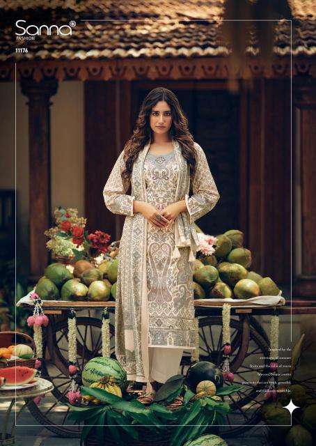 Sanna fashion tropical stories dress material wholesalers in bangalore