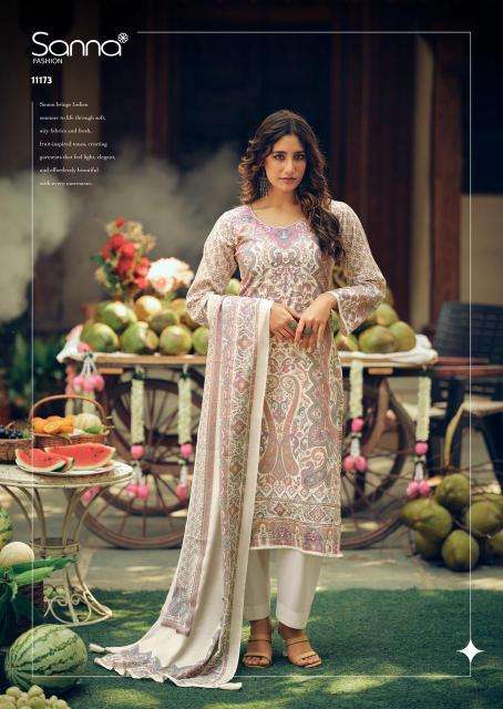 Sanna fashion tropical stories dress material wholesalers in bangalore