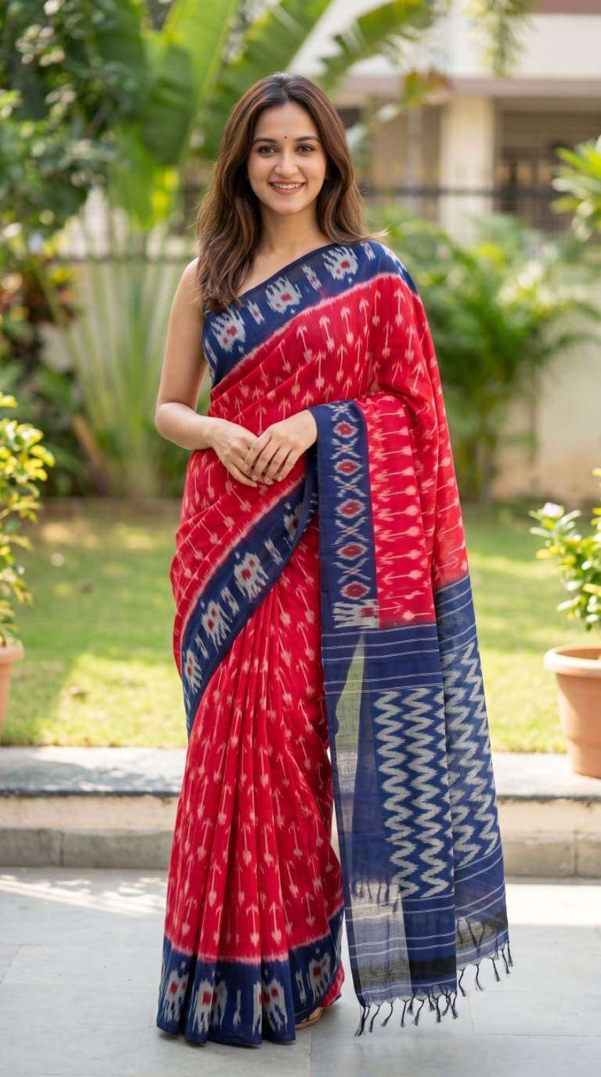 Sckr Ikkat C wholesale indian saree
