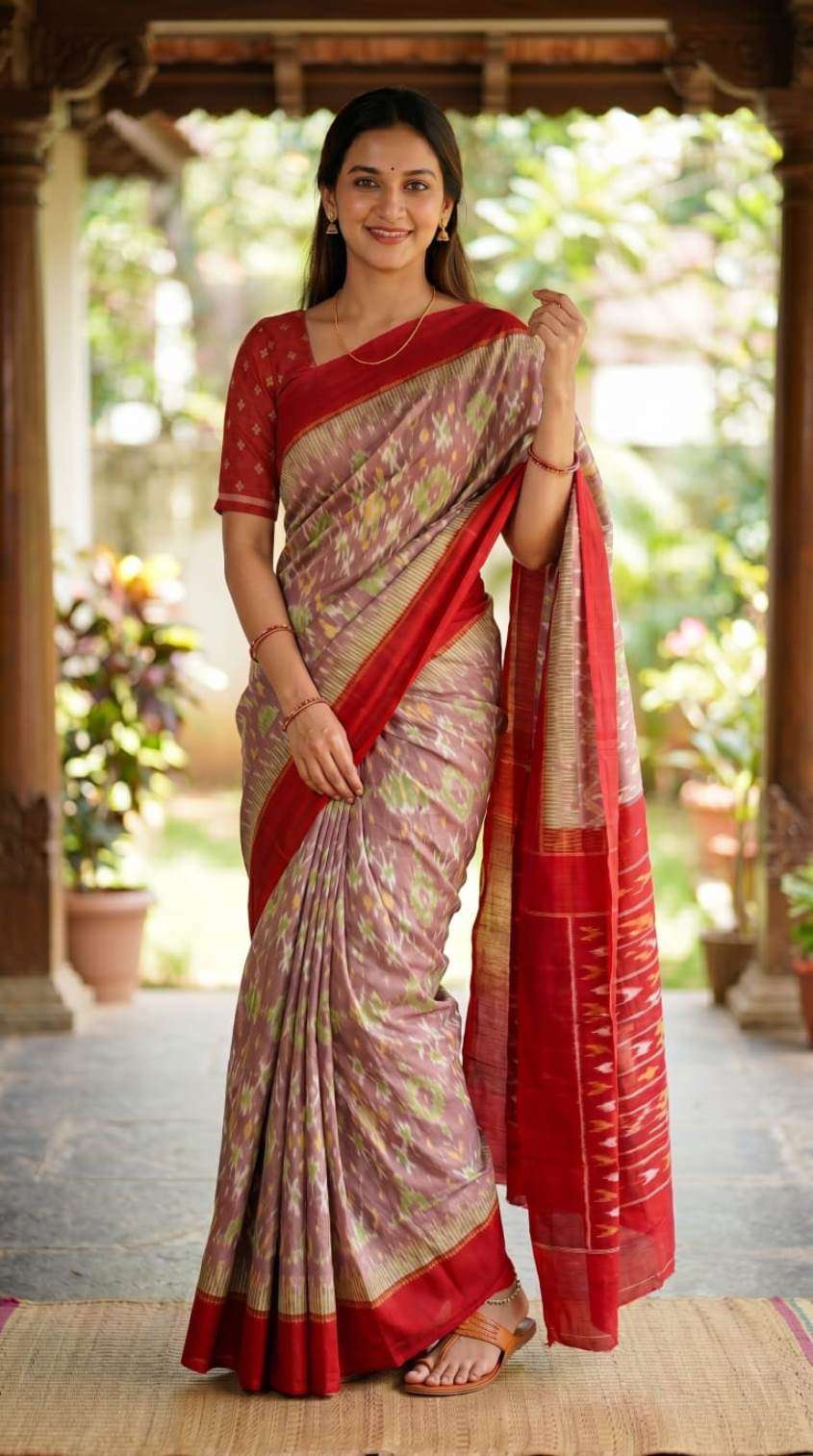 Sckr Ikkat C wholesale indian saree