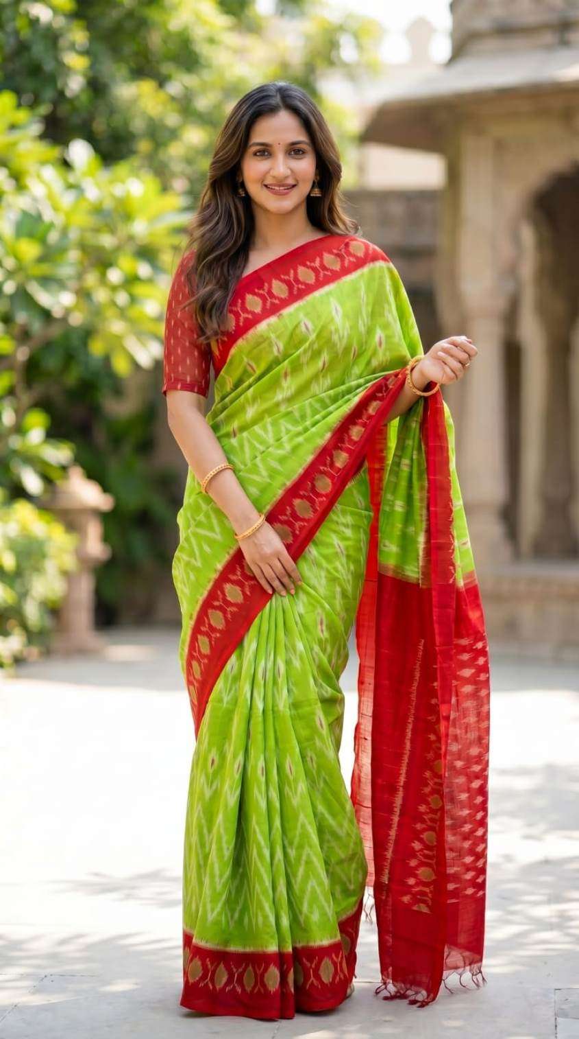 Sckr Ikkat C wholesale indian saree