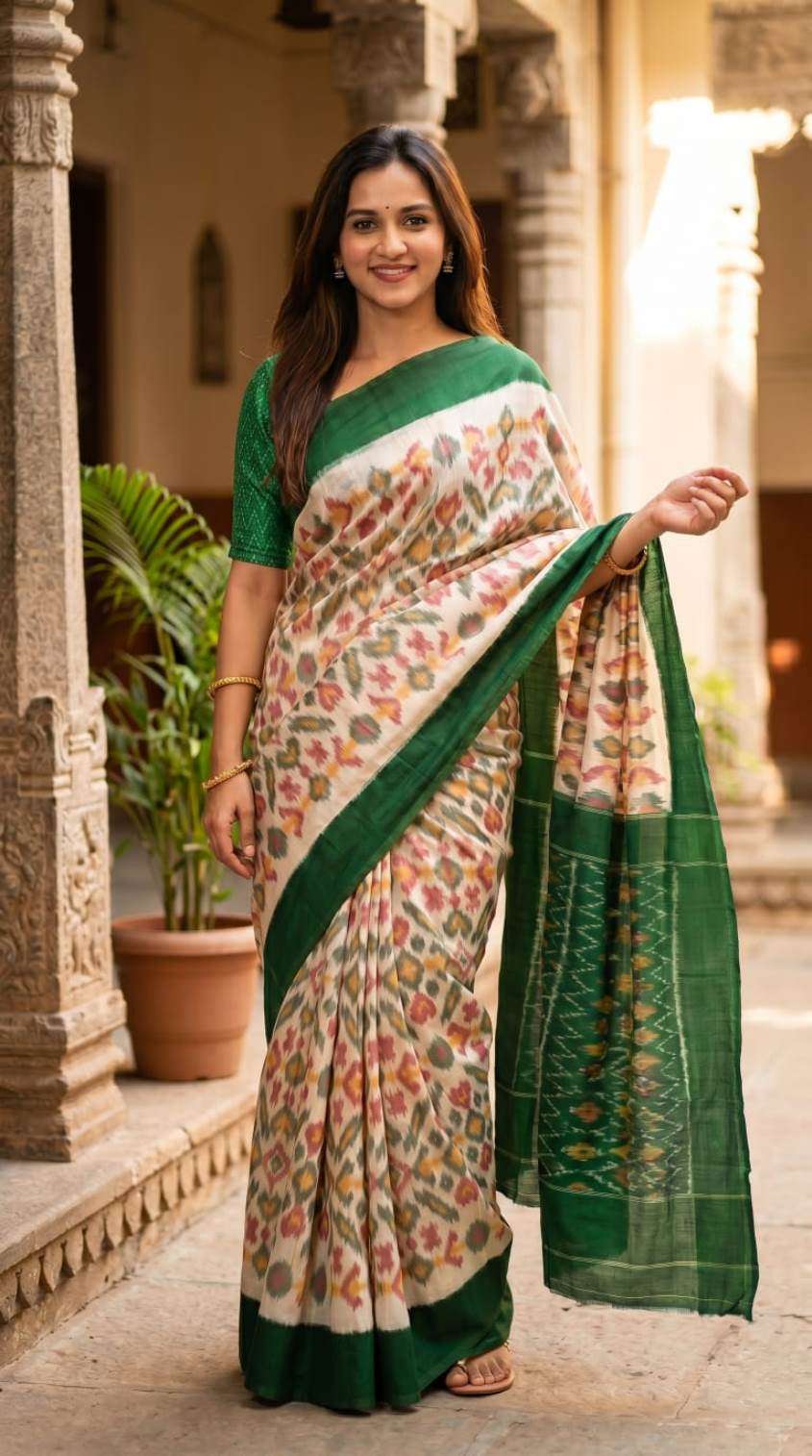 Sckr Ikkat C wholesale indian saree