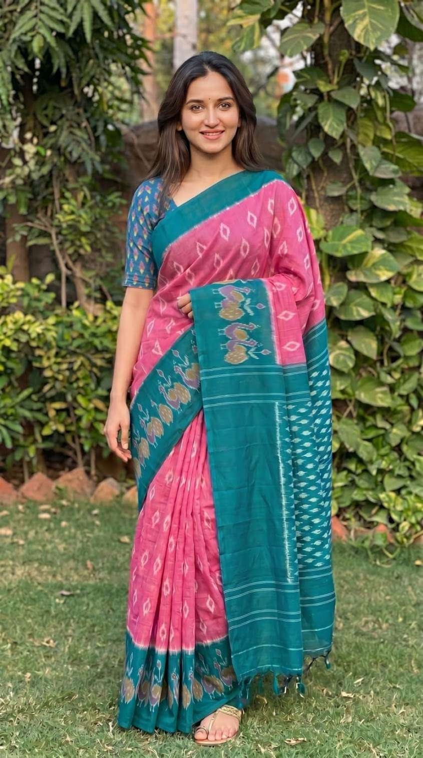 Sckr Ikkat C wholesale indian saree