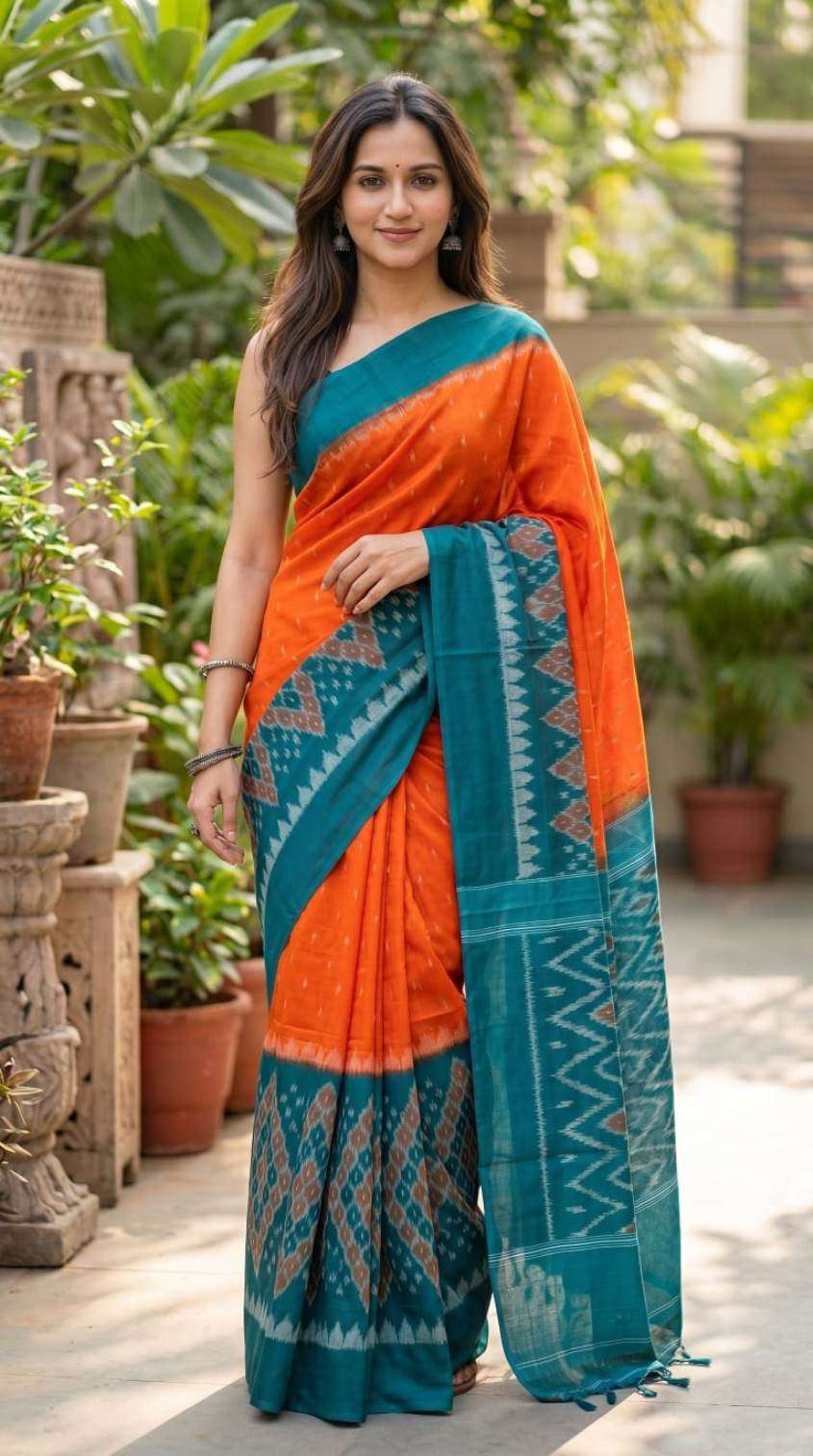 Sckr Ikkat C wholesale indian saree