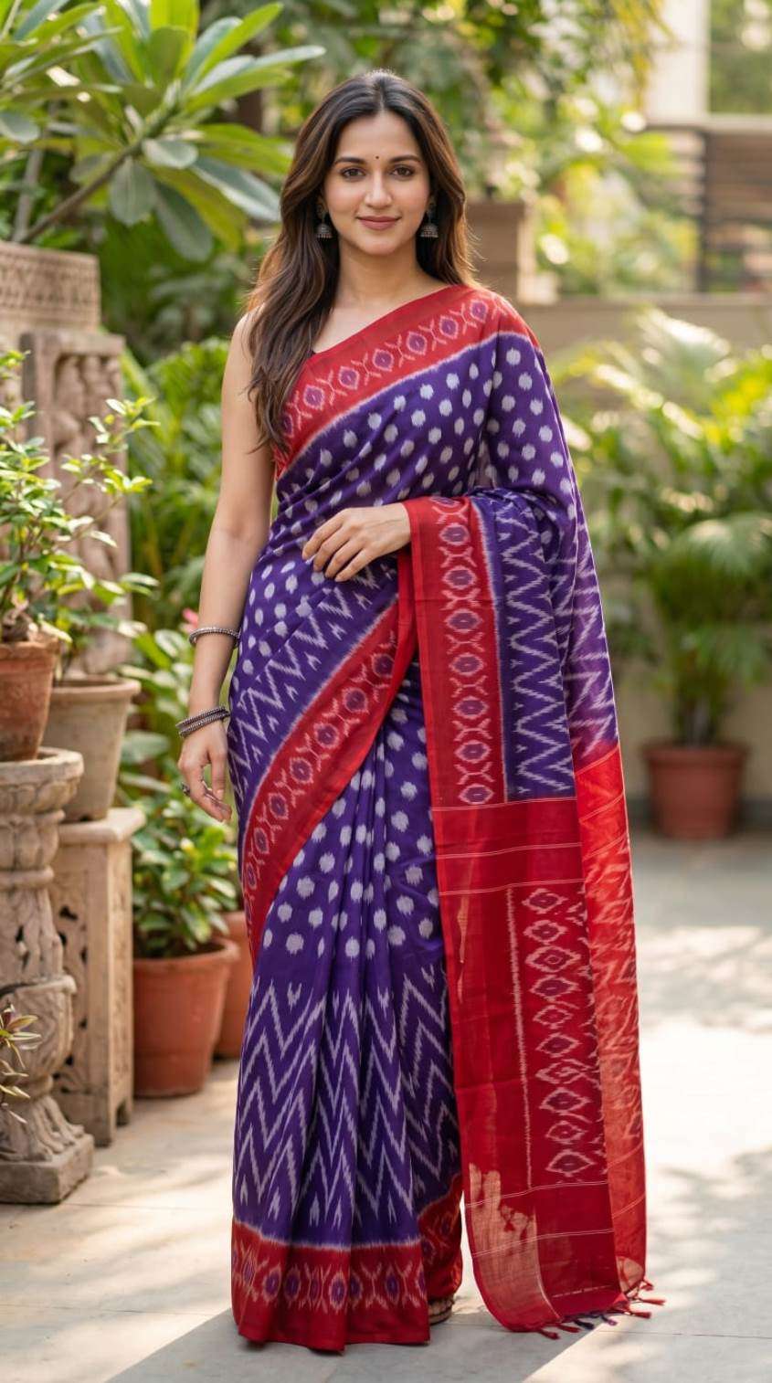 Sckr Ikkat D wholesale sarees from india