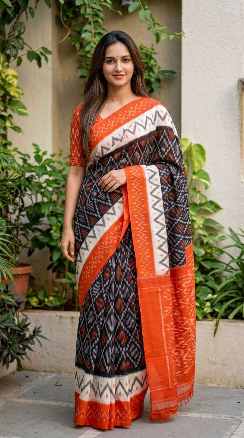 Sckr Ikkat D wholesale sarees from india