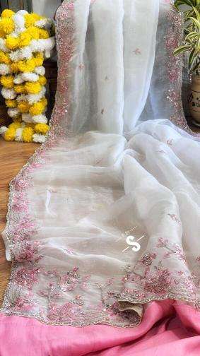 Shorya organza cheapest wholesale saree market in kolkata